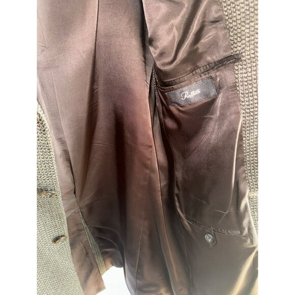 Hart Schaffner Marx Proffitts Harris Tweed 40R Wool Blazer Jacket Houndstooth - Picture 13 of 14